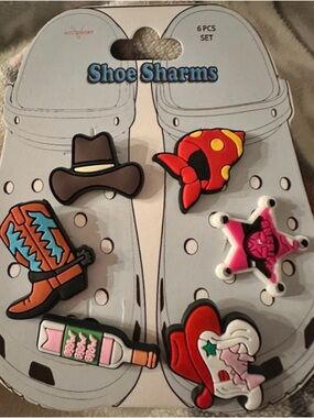 Country Shoe Sharms 6pc Set